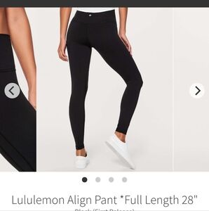 Lululemon Align Pants Size 4